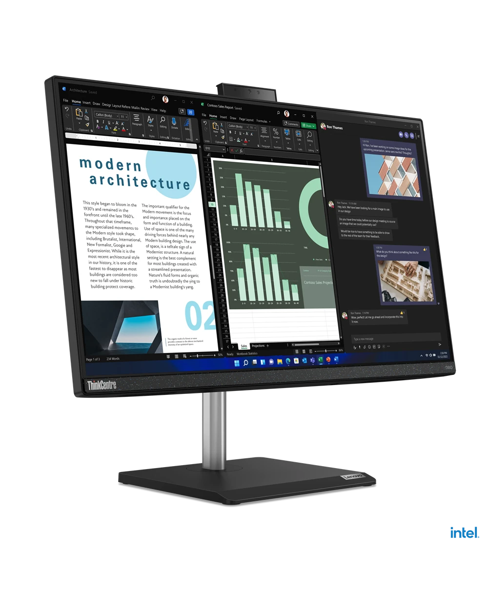 Le Lenovo ThinkCentre Neo 30A 24 G4 i7 13e Gen allie écran 24" FHD, Intel i7, 16 Go RAM et 512 Go SSD dans un design tout-en-un élégant et performant.